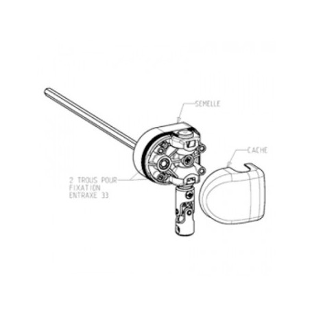 Sortie caisson décalée D12 X 6P7 blanc 90deg L200 PVC ZF