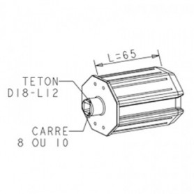 embout ZF octo 60 D18 C10