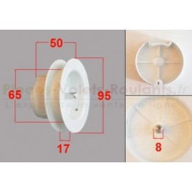 Poulie D95 pour tube DEPRAT 62