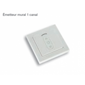 Emetteur Becker mural 1 canal blanc