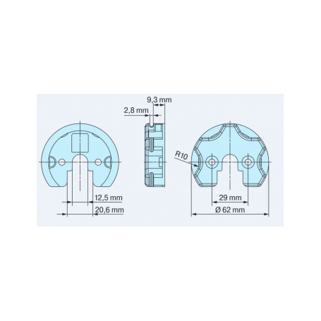 Support Becker étoile SOMFY