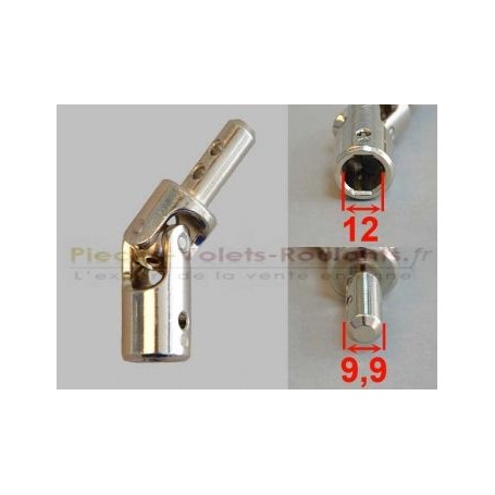 genouillère D19, F12 X M 9,9 mm