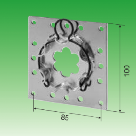 Support moteur étoile 100x100