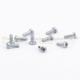Lot de 10 vis plastite 4x10