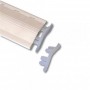 Lot de 20 embouts de lame PVC 61X8X14 blanc