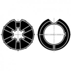 Jeu roue + couronne LS 40 pour tube GRIESSER D48