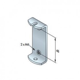 Etrier support SIMU T5 entraxe 48mm