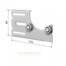 Support intermédiaire pour tube de 70 mm