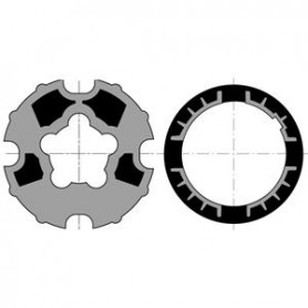 JEU D'ADAPTATION ROUE + COURONNE LT60 TUBE DOHNER 78