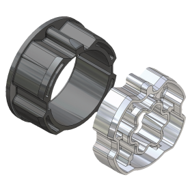 Kit adaptations moteur Chérubini Ø58 pour tube ZF80