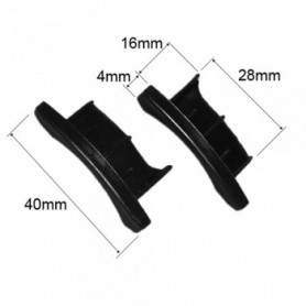 Lot de 10 paires de bouchons pour lame alu 37R