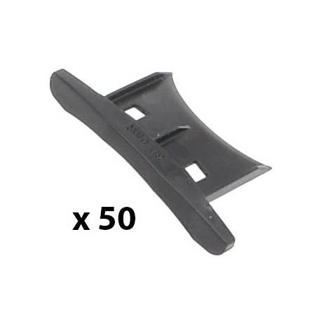 Lot de 50 clips/bouchons pour lames alu 45