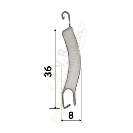 Lames 36X8 ALU DP368 BUBENDORFF sur mesure pour volet roulant