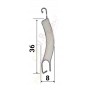 Lames 36X8 ALU DP368 BUBENDORFF sur mesure pour volet roulant