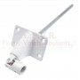 Sortie 90° F13 x H7 platine zamac coloris blanc