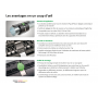 Descriptif 2 Verrou automatique 2 maillon pour tube ZF