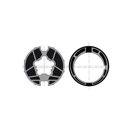 Jeu d'adaptation LT60 pour tube D78 goutte 12 maxi