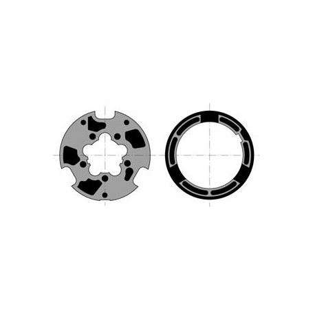 Jeu d'adaptation LT60 pour tube LLAZA diam.80