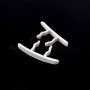Paire clips PVC pour lame PVC 40 mm