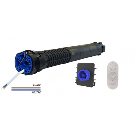 Moteur radio Bubendorff R3B avec adaptateur C12 10Nm D