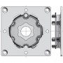 Plaque support à visser 100x100