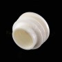Paire bouchons tube D50 blanc V2 vue intérieur