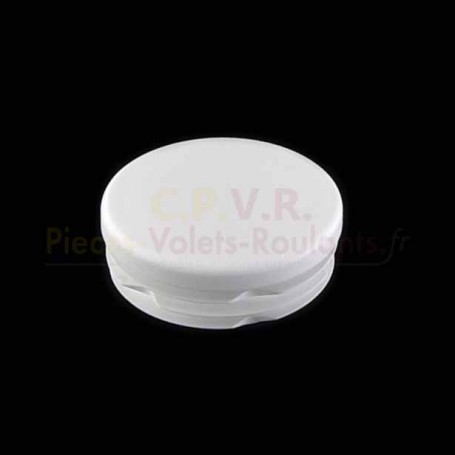 Paire bouchons tube D45 blanc