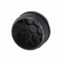 Paire bouchons tube D50 Noir V2 vue arrière