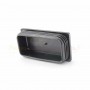 Paire bouchons tube rectangulaire 40x80 NOIR vue intérieur