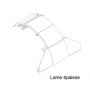 Attache rigide tube DEPRAT 62 pour lame épaisse