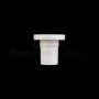 Cale anti-bruit blanche pour embout avec téton D12 mm de coté