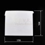 Cotation Cache vis G et D pour coffre GVRI 168 blanc de volet roulant