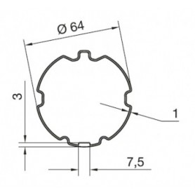 Kit tube ZF 64 NICE NEO