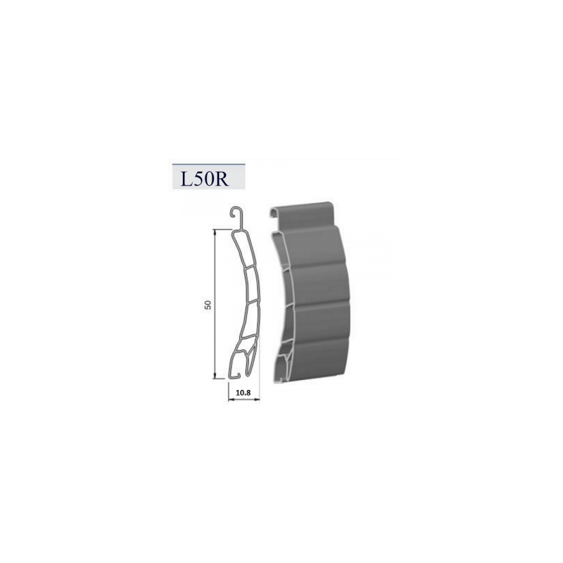 Lame Volet Roulant Pvc 50 Mm