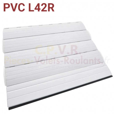 Tabliers 42X8 PVC sur mesure pour volet roulant