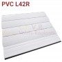 Tabliers 42X8 PVC sur mesure pour volet roulant