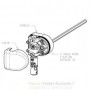 Sortie caisson décalée D12 X 6P7 blanc 90deg L200 PVC ZF G