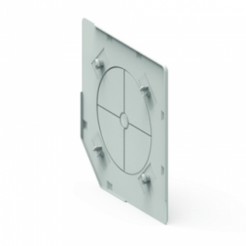 Cache Polyréno 150 gris pan coupé