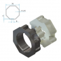 Kit adaptations moteur Chérubini Ø45 pour tube OCTO 70