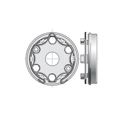 Support moteur Somfy Ø50 / Ø60