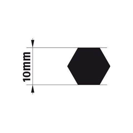 Adaptateur axe J4-10mm HEXA