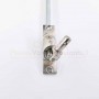 Sortie caisson étroite D10 X C8 gris L300 90deg Geiger de dessus
