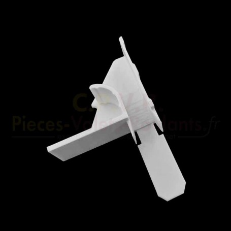 Tulipe droite pour lames de 8 et coulisse 45x22