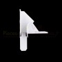 Tulipe gauche pour lames de 8 et coulisse 45x22 avant