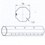 Kit Becker octogonal 70 pour moteur diamètre 60 mm