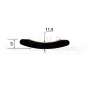 Cotation bouchons pour lame alu 77 mm de face