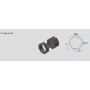 Kit adaptations octo 40 moteur Chérubini